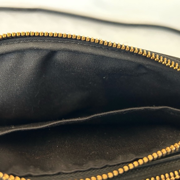 Coach Jamie Mini Camera Bag Black Pebbled Leather Crossbody - Picture 6 of 9